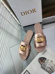 Dior Women 30 Montaigne Slide Pink Calfskin - 3