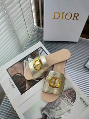 Dior Women 30 Montaigne Slide Gold Calfskin - 3
