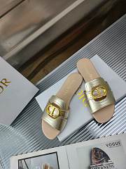 Dior Women 30 Montaigne Slide Gold Calfskin - 5