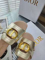 Dior Women 30 Montaigne Slide Gold Calfskin - 2