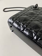 Lady Dior Mini Bag Latte Cannage Black Size 17 × 15 × 7 cm - 3