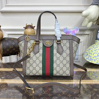 Gucci GG Supreme Ophidia Small Tote Bag 547551 Size 25 x 19 x 9.5 cm