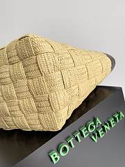 Bottega Veneta BV Straw Woven Shoulder Bag Size 56 x 22 x 32 cm - 4