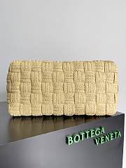Bottega Veneta BV Straw Woven Shoulder Bag Size 56 x 22 x 32 cm - 2