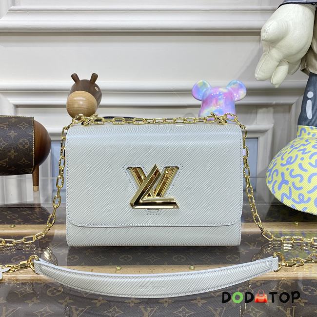 Louis Vuitton Twist M21026 Fog White Diamond Chain Size 23 x 17 x 9.5 cm - 1
