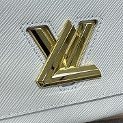 Louis Vuitton Twist M21026 Fog White Diamond Chain Size 23 x 17 x 9.5 cm - 2