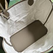 Gucci Jumbo GG Large Tote Bag In Taupe Leather Size 40 x 33 x 19 cm - 4
