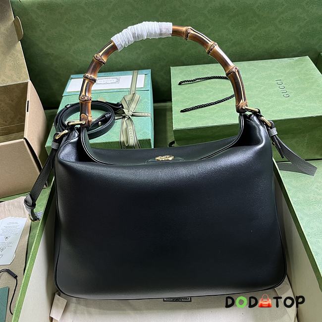  Gucci Diana Large Shoulder Bag In Black Leather Size 34 x 26 x 9 cm - 1
