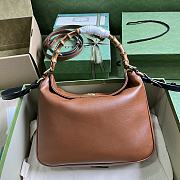 Gucci Diana Shoulder Bag In Brown Leather Size 30 x 23 x 6.5 cm - 1