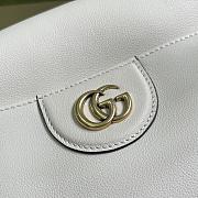 Gucci Diana Large Shoulder Bag In White Leather Size 34 x 26 x 9 cm - 3