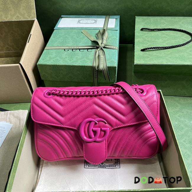 Gucci GG Marmont Rose Pink Size 26 x 15 x 7 cm - 1