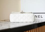 Chanel Rhinestone Portable Flap Bag White Mini Size 18 x 11.5 x 6.5 cm - 5