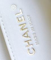 Chanel Rhinestone Portable Flap Bag White Mini Size 18 x 11.5 x 6.5 cm - 2