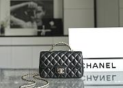 Chanel Rhinestone Portable Flap Bag Black Size 20 x 12 x 6.5 cm - 3