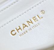 Chanel Rhinestone Portable Flap Bag White Size 20 x 12 x 6.5 cm - 2