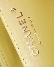 Chanel Chain Flap Bag Yellow Size 13 x 20 x 7 cm - 2