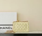 Chanel WOC Lambskin Yellow Bag Size 12 x 19.5 x 3.5 cm - 4