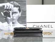 Chanel WOC Lambskin Black Bag Size 12 x 19.5 x 3.5 cm - 6