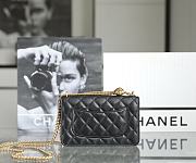 Chanel WOC Lambskin Black Bag Size 12 x 19.5 x 3.5 cm - 4