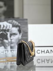 Chanel WOC Lambskin Black Bag Size 12 x 19.5 x 3.5 cm - 3