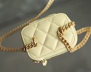 Chanel Buckle Box Bag Yellow Size 11 x 8.5 x 7 cm - 3