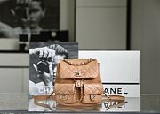 Chanel Double Pocket Retro Backpack Caramel Size 20.5 x 20 x 15 cm - 6