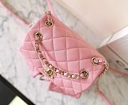 Chanel Double Pocket Retro Backpack Pink Size 20.5 x 20 x 15 cm - 5