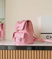 Chanel Double Pocket Retro Backpack Pink Size 20.5 x 20 x 15 cm - 2