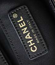 Chanel Double Pocket Retro Backpack Black Size 17.5 x 16.5 x 10 cm - 3