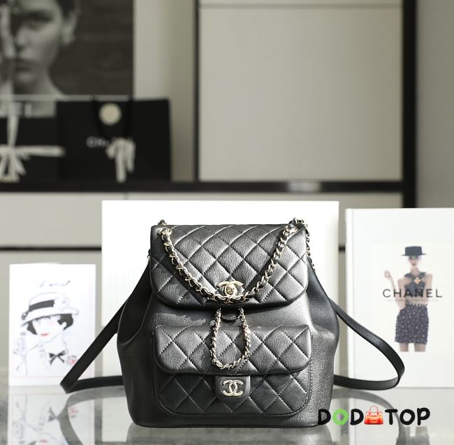 Chanel Duma Backpack Black Size 25 x 22 x 18 cm - 1