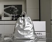 Chanel 22 Silver Backpack Size 29 x 34 x 10.5 cm - 4