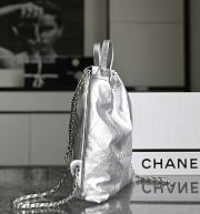 Chanel 22 Silver Backpack Size 29 x 34 x 10.5 cm - 3