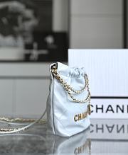 Chanel 22 Blue Bag Size 19 x 20 x 6 cm  - 2