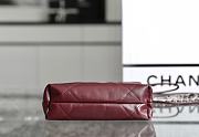 Chanel 22 Red Bag Size 19 x 20 x 6 cm - 6