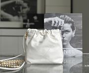 Chanel 22 White Bag Size 19 x 20 x 6 cm - 4