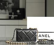 Chanel WOC Black Bag Size 12 x 19.5 x 3.5 cm - 5
