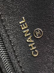 Chanel WOC Black Bag Size 12 x 19.5 x 3.5 cm - 3