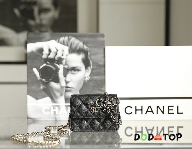 Chanel Chain Organ Wallet Black Size 10 x 13 x 6 cm - 1