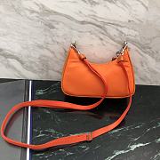 Prada Mini Hobo Bag Orange 15 x 11 cm - 5