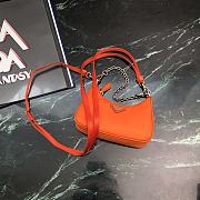 Prada Mini Hobo Bag Orange 15 x 11 cm - 3