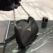 Prada Mini Hobo Bag Black 15 x 11 cm - 2