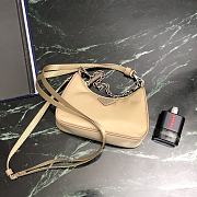 Prada Mini Hobo Bag Beige 15 x 11 cm - 6