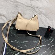 Prada Mini Hobo Bag Beige 15 x 11 cm - 3