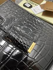 Burberry Tote Bag Crocodile Black Size 27 x 11 x 20 cm - 3