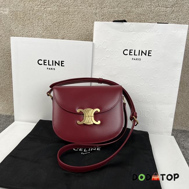Celine Arc de Triomphe Bag Red Size 18.5 × 6 × 16 cm - 1