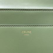Celine Classique 16 Bag In Satinated Calfskin Green Size 32 x 23.5 x 13 cm - 2
