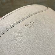 Celine Classique 16 Bag In Satinated Calfskin White Size 32 x 23.5 x 13 cm - 2