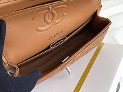 Chanel Flap Bag Lambkin Brown Size 15.5 x 25.5 x 6.5 cm - 4