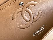Chanel Flap Bag Lambkin Brown Size 15.5 x 25.5 x 6.5 cm - 2