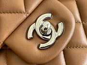 Chanel Flap Bag Lambkin Brown Size 15.5 x 25.5 x 6.5 cm - 3
